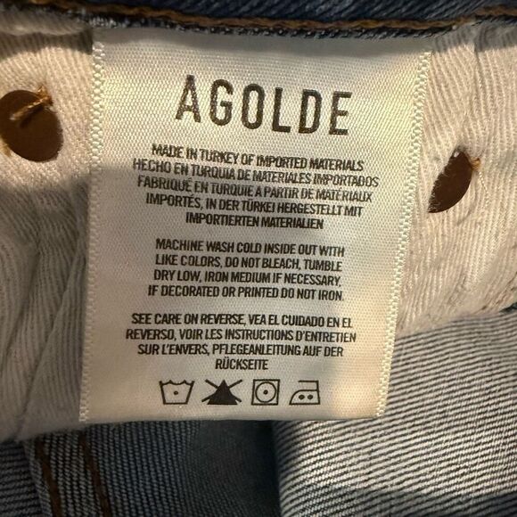 Agolde Toni Slim Ankle Jeans in Stratosphere Size 27 - Picture 8 of 9